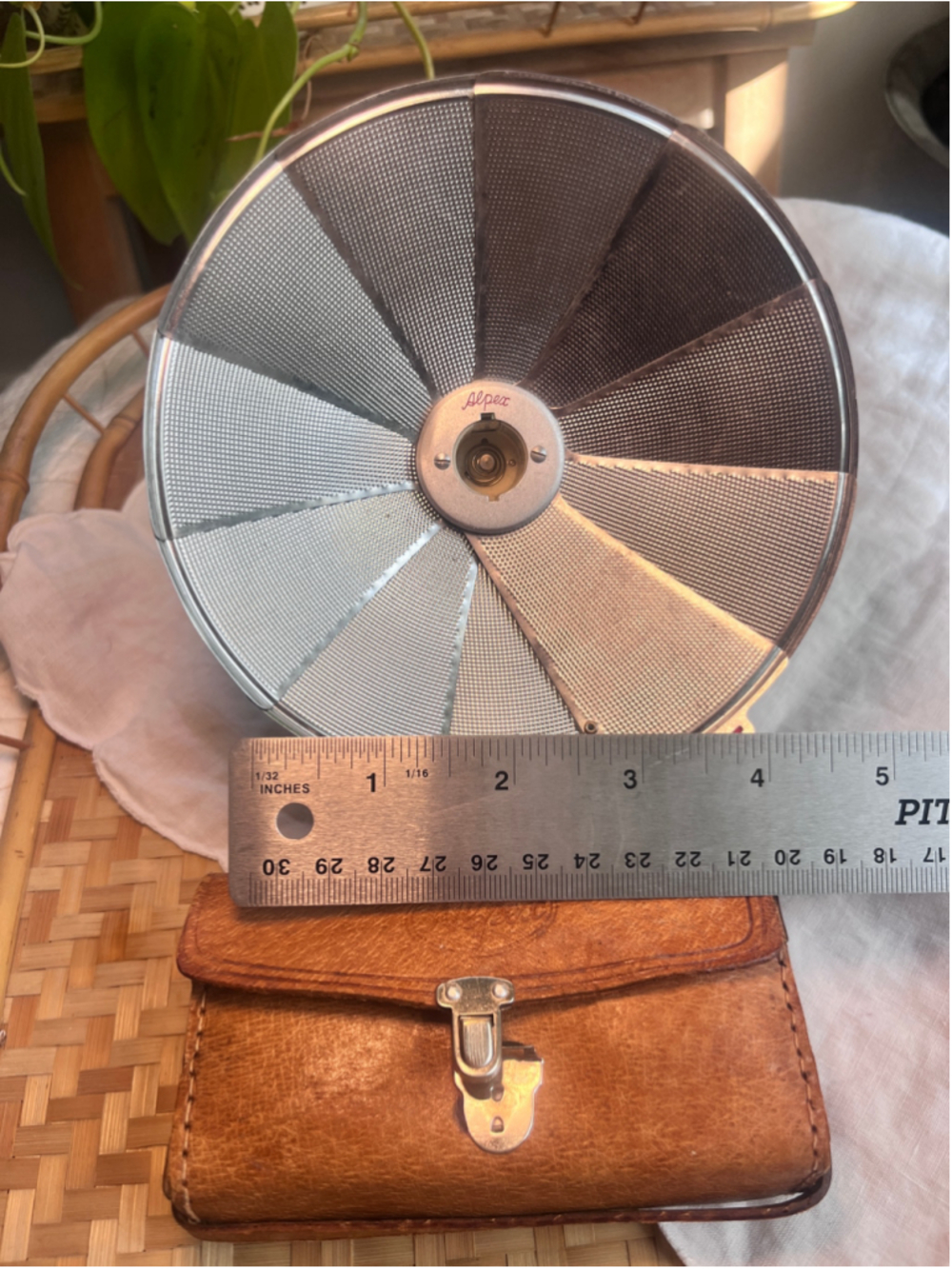 Alpex Vintage BC-Type Camera Flash with Leather Case One Size Brown Silver - Picture 15 of 16